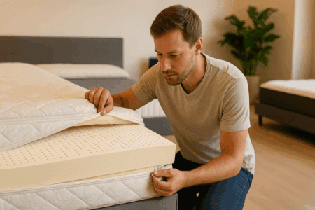 High-quality mattress inspection and setup for better sleep comfort at The Mattress Underground, promoting healthy sleep habits and mattress investments.