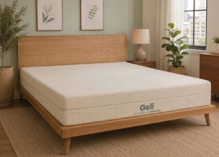 Geli Organic by Essentia latex mattress with Geli Bead pressure-relief technology
