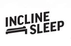 Incline Sleep logo featuring bold black text and a stylized mattress graphic, representing a mattress brand focused on quality sleep solutions.