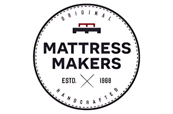High-quality logo of Mattress Makers, a trusted mattress brand established in 1880, emphasizing handcrafted mattresses and mattress education.